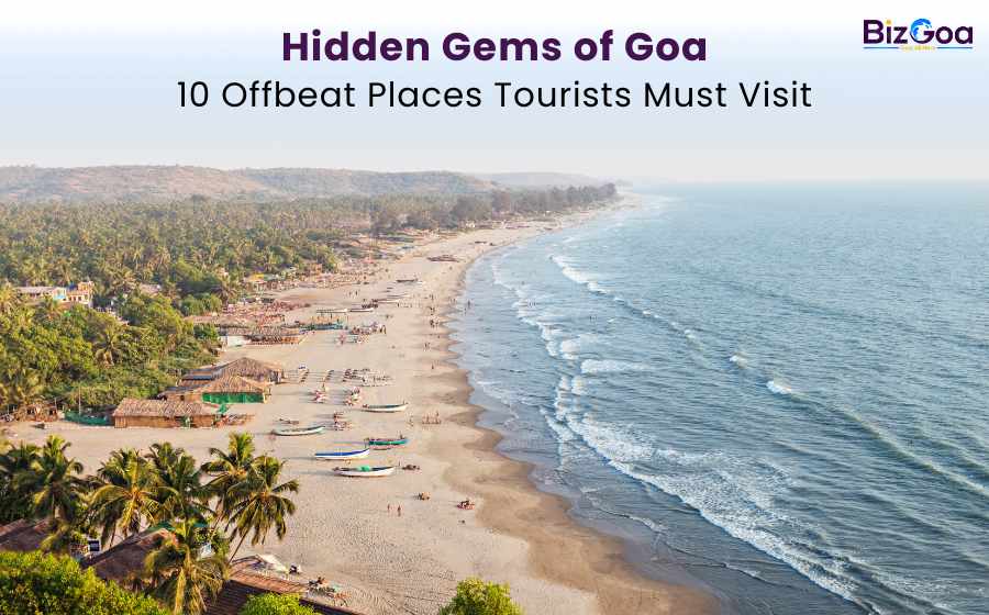 Scenic view of Butterfly Beach in South Goa, one of the most peaceful hidden beaches surrounded by greenery and calm waters.