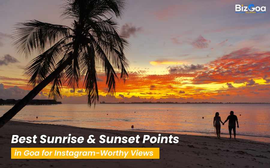 Sunrise and sunset photography spots in Goa with beaches, forts, and scenic views perfect for Instagram and nature lovers